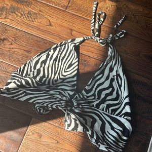 Wrap Zebra Top